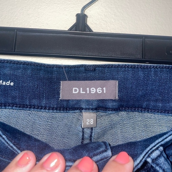 DL1961 Florence Cropped Mid-Rise Instasculpt Skinny Size 28 Wash Stranded - Picture 4 of 7